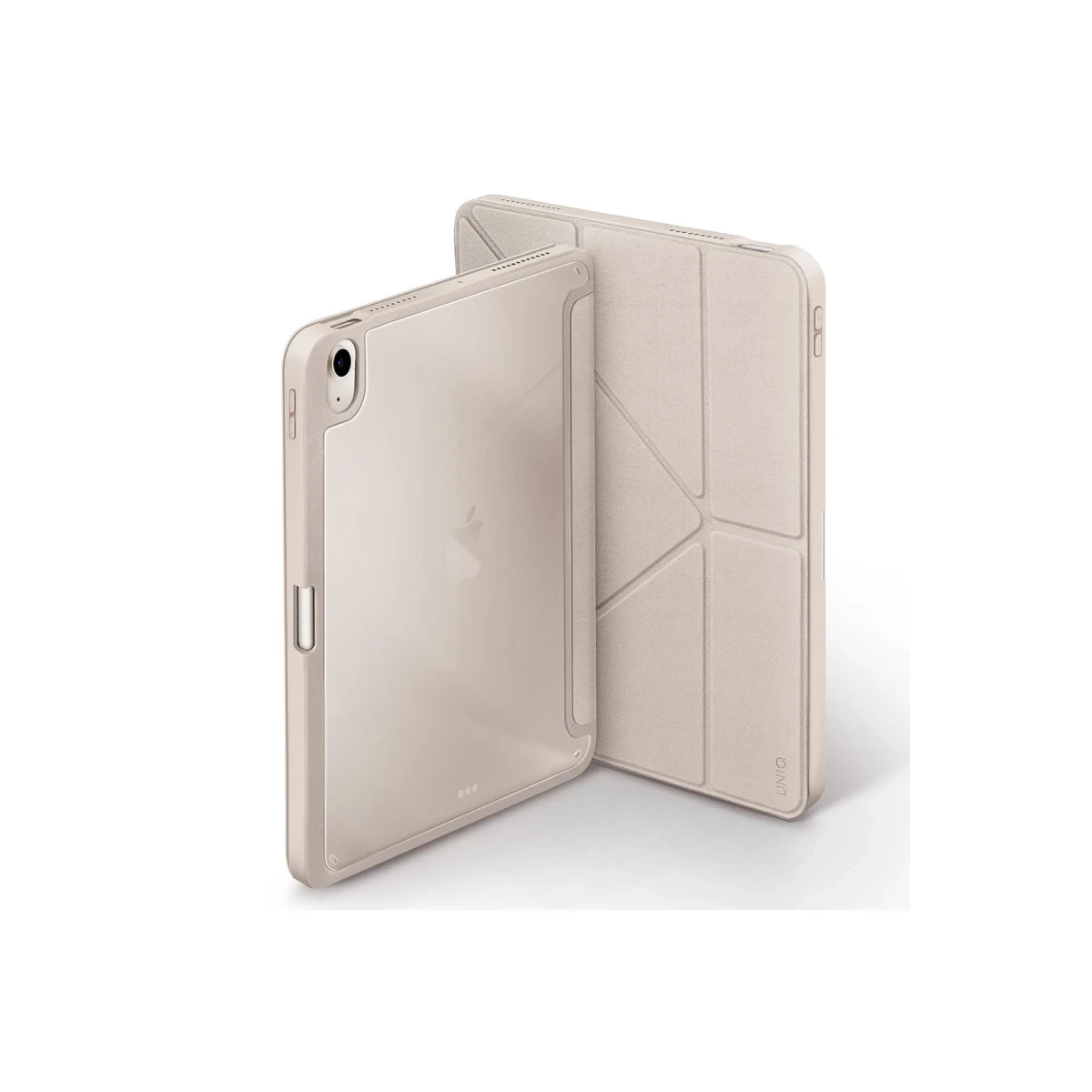 Uniq Apple iPad Air 4 10.9 Moven Standlı Tablet Kapak - Bej